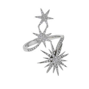 Djula Soleil diamonds and gold ring